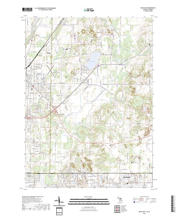 USGS Topographic Map – Niles East