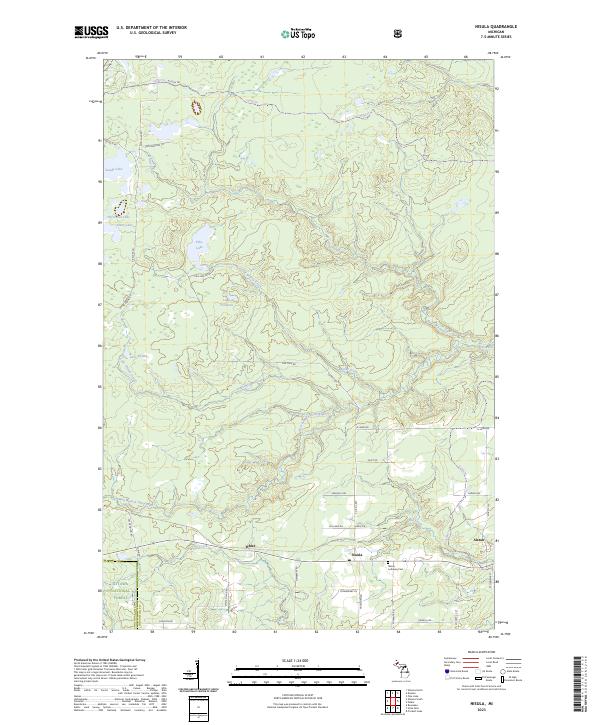 USGS Topographic Map – Nisula