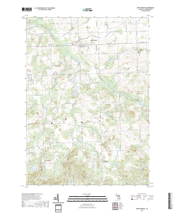 USGS Topographic Map – North Branch