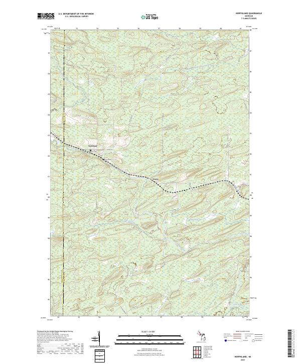 USGS Topographic Map – Northland
