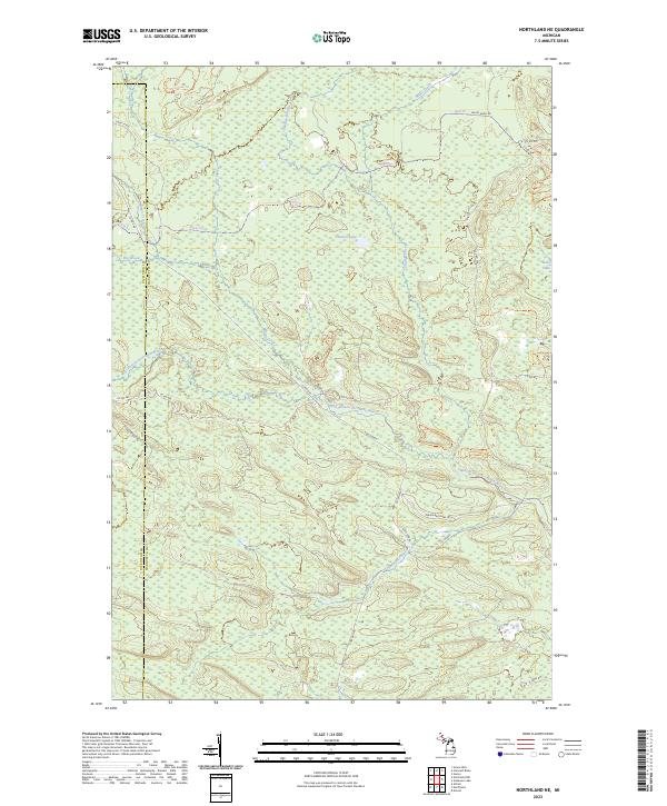 USGS Topographic Map – Northland NE