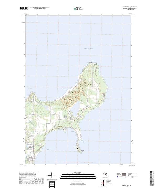 USGS Topographic Map – Northport
