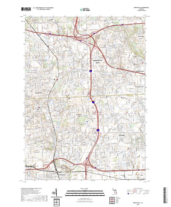 USGS Topographic Map – Northville