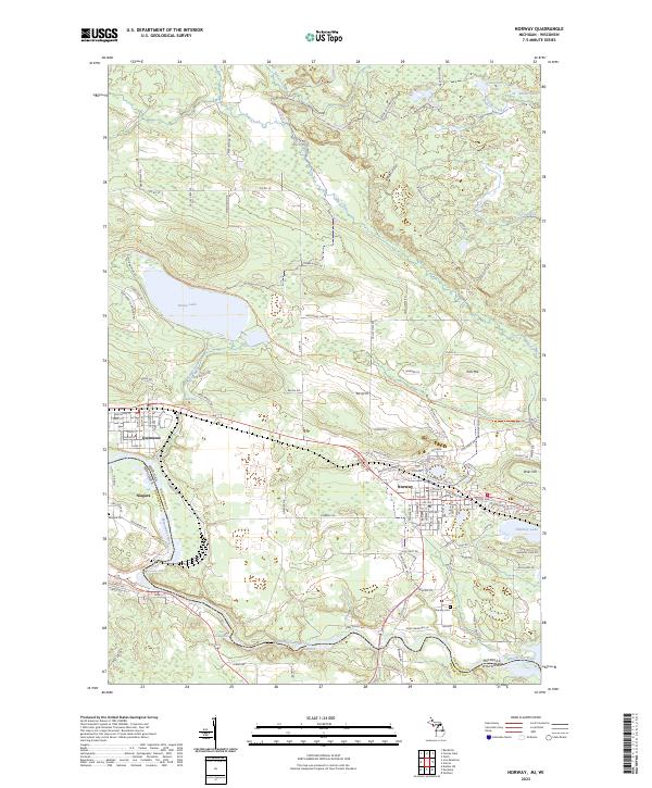 USGS Topographic Map – Norway