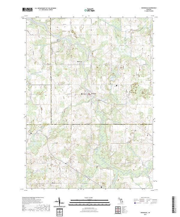USGS Topographic Map – Onondaga