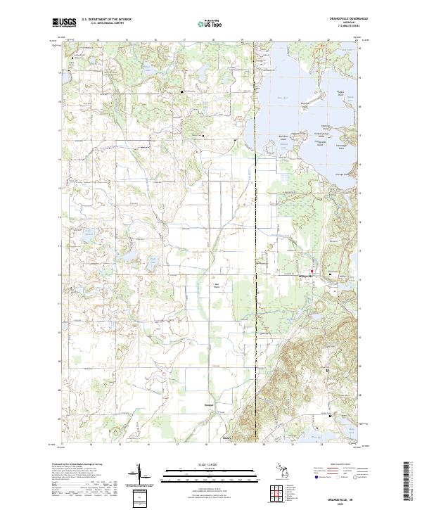 USGS Topographic Map – Orangeville