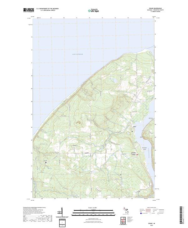 USGS Topographic Map – Oskar