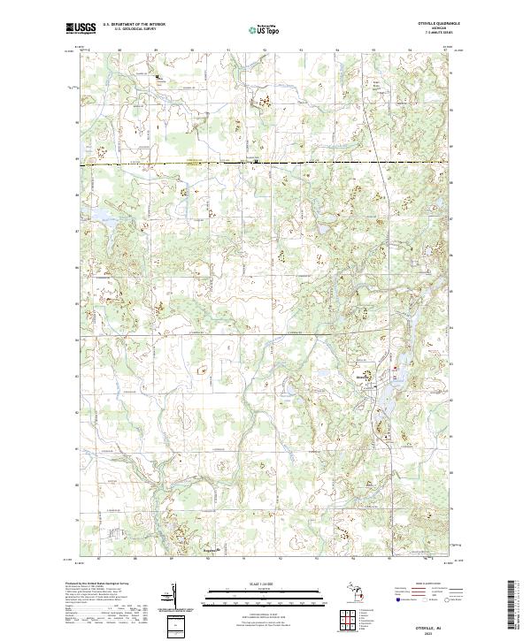 USGS Topographic Map – Otisville