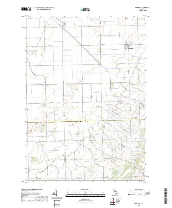 USGS Topographic Map – Owendale