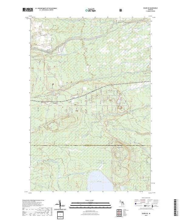 USGS Topographic Map – Ozark NE