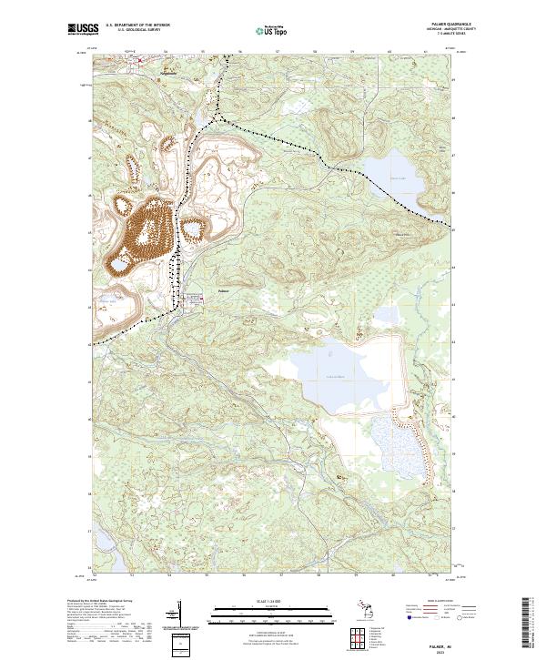 USGS Topographic Map – Palmer
