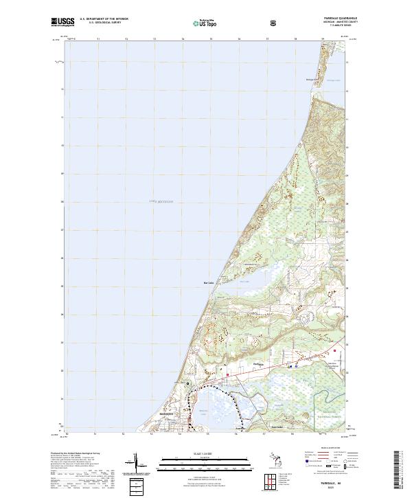 USGS Topographic Map – Parkdale