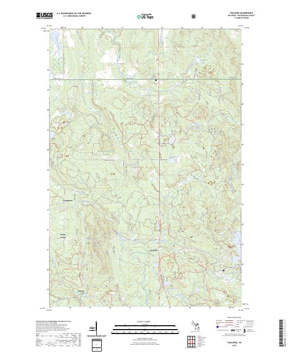 USGS Topographic Map – Paulding