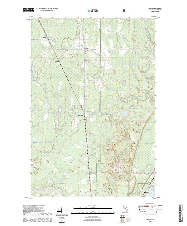 USGS Topographic Map – Perkins
