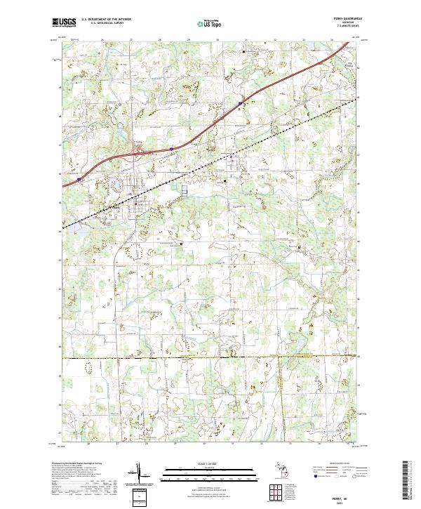 USGS Topographic Map – Perry