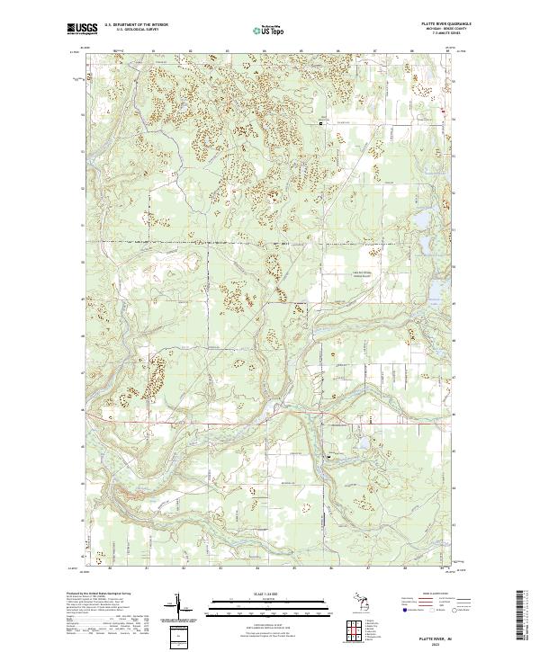 USGS Topographic Map – Platte River