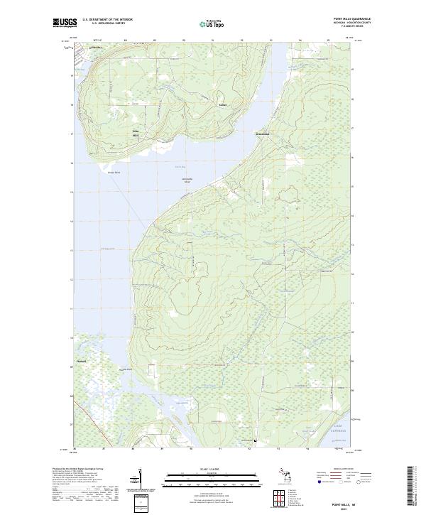 USGS Topographic Map – Point Mills