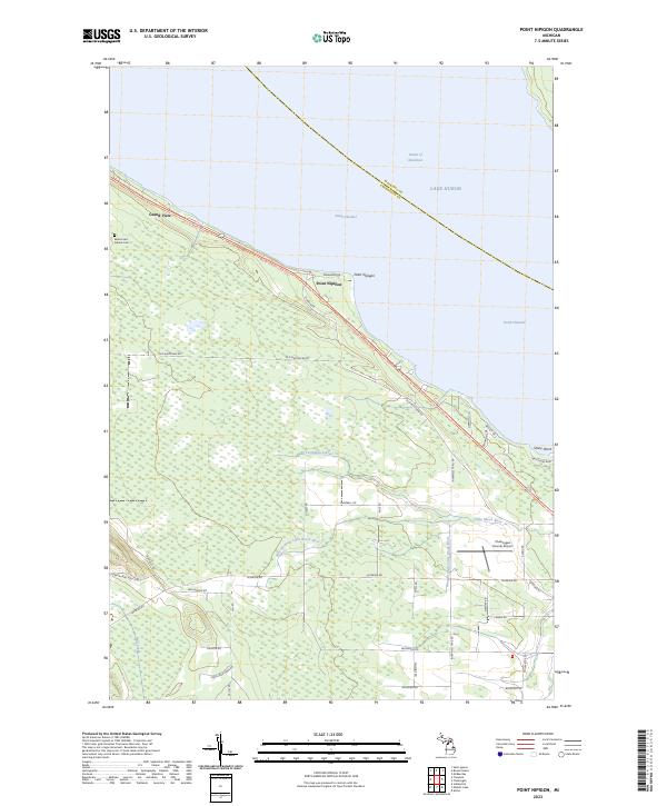 USGS Topographic Map – Point Nipigon