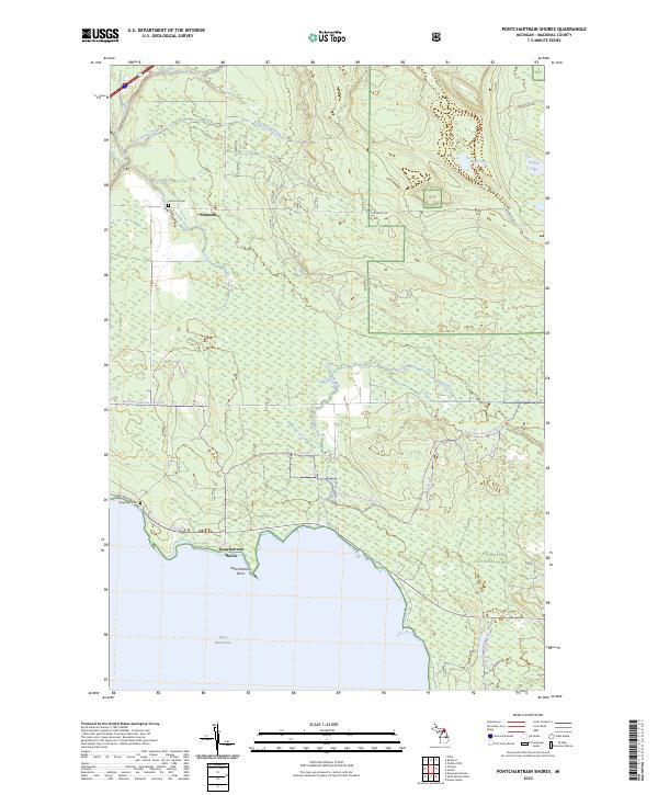 USGS Topographic Map – Pontchartrain Shores