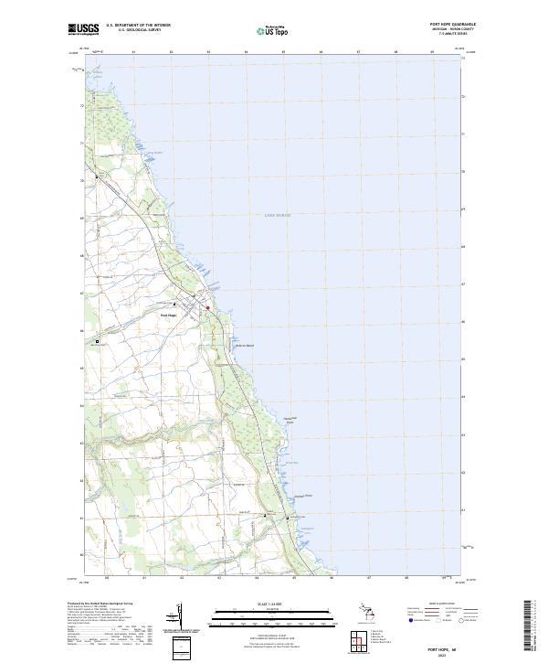 USGS Topographic Map – Port Hope