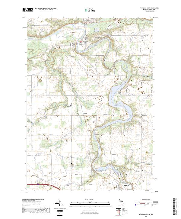USGS Topographic Map – Portland North