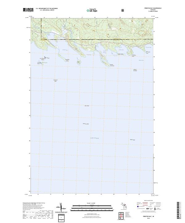 USGS Topographic Map – Prentiss Bay