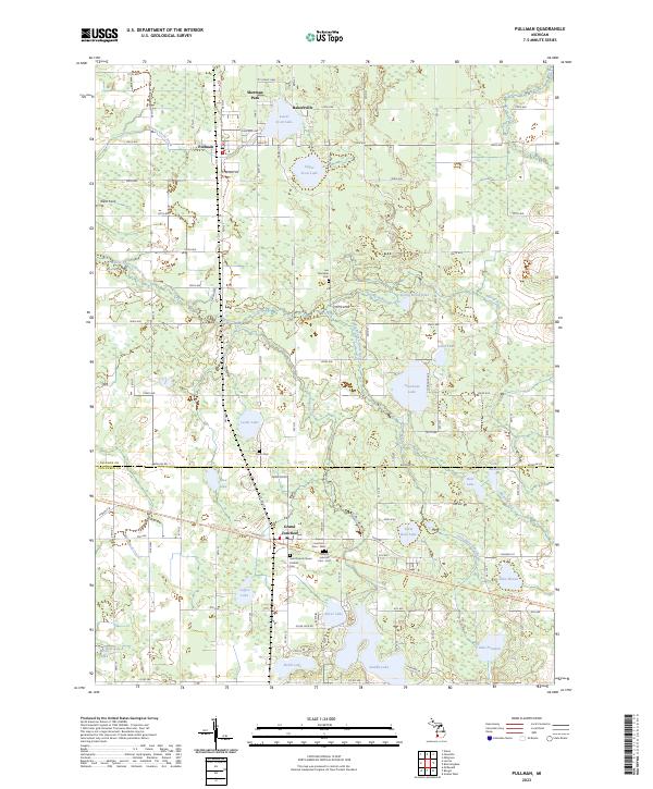 USGS Topographic Map – Pullman