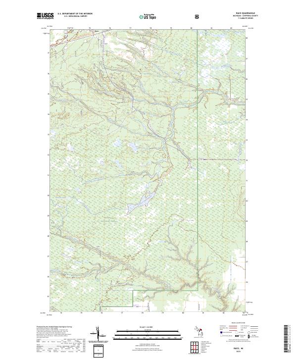 USGS Topographic Map – Raco