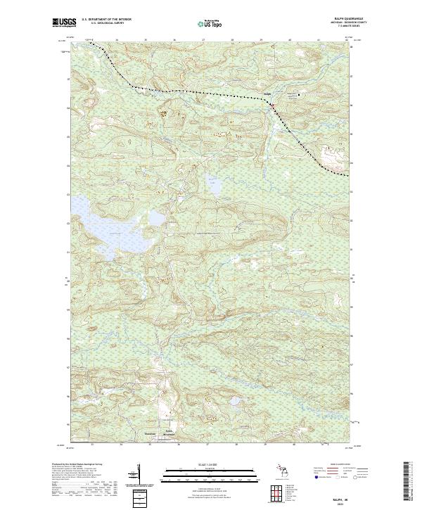 USGS Topographic Map – Ralph