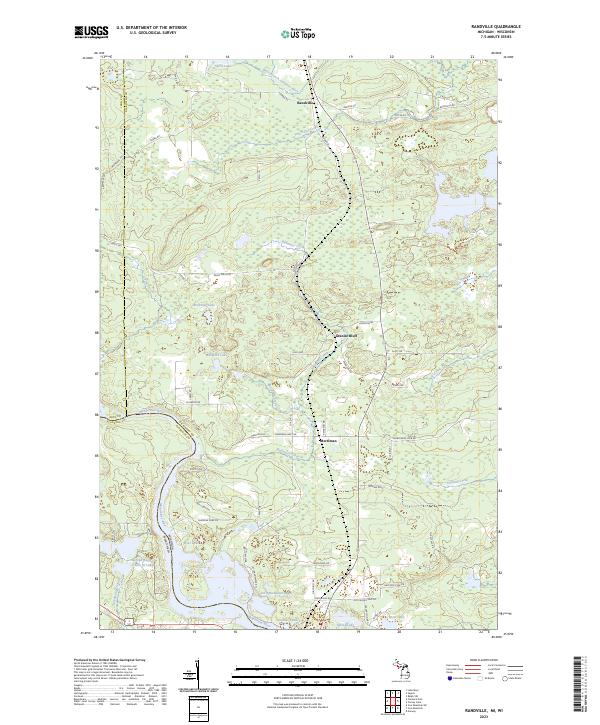 USGS Topographic Map – Randville