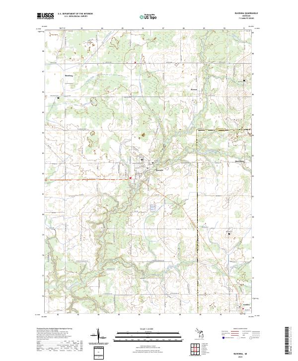 USGS Topographic Map – Ravenna