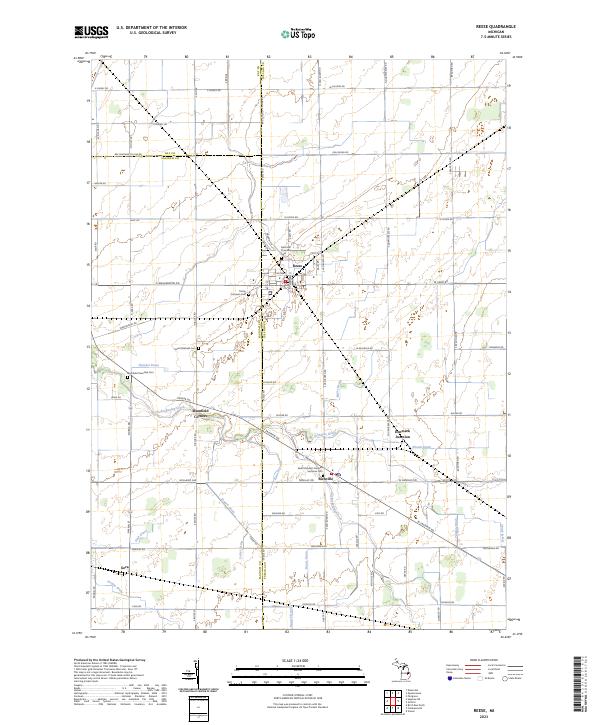 USGS Topographic Map – Reese