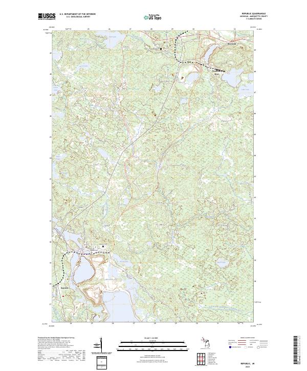 USGS Topographic Map – Republic