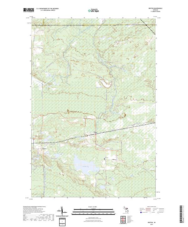 USGS Topographic Map – Rexton