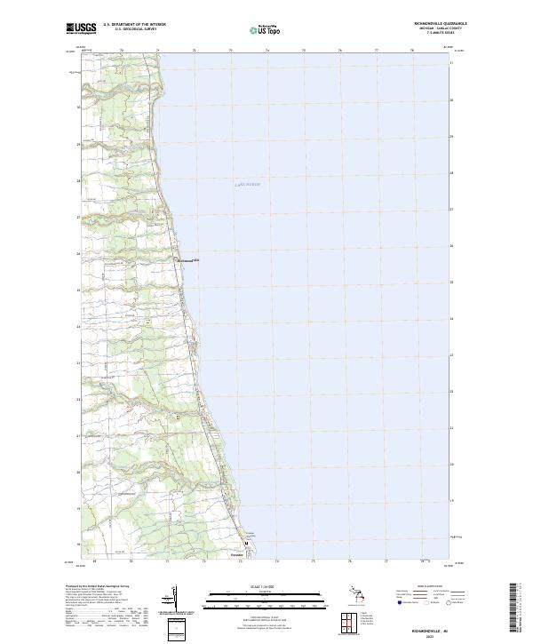 USGS Topographic Map – Richmondville