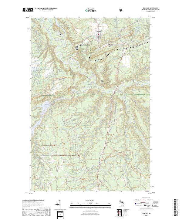 USGS Topographic Map – Rockland