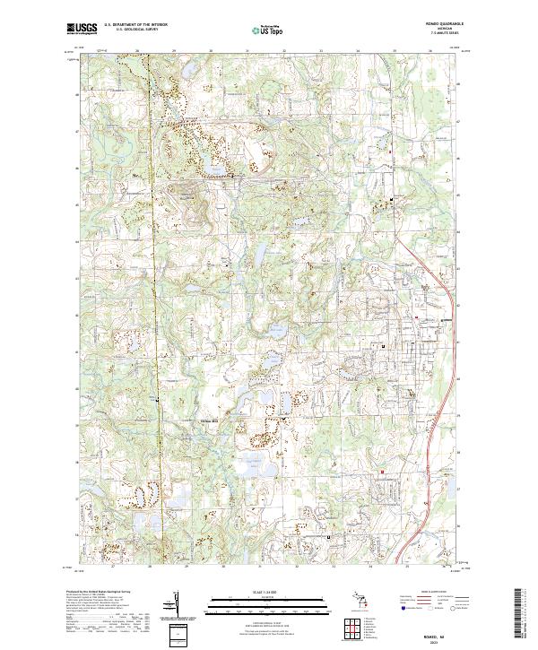 USGS Topographic Map – Romeo
