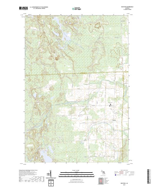 USGS Topographic Map – Royston