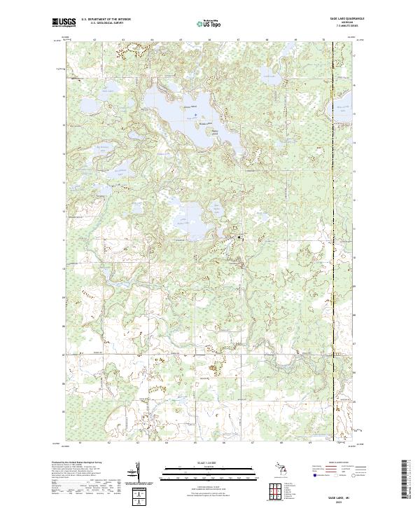 USGS Topographic Map – Sage Lake