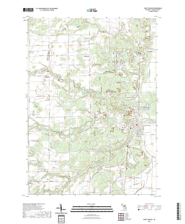 USGS Topographic Map – Saint Charles