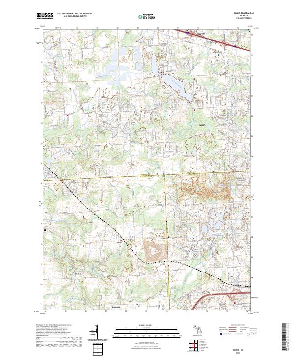USGS Topographic Map – Salem