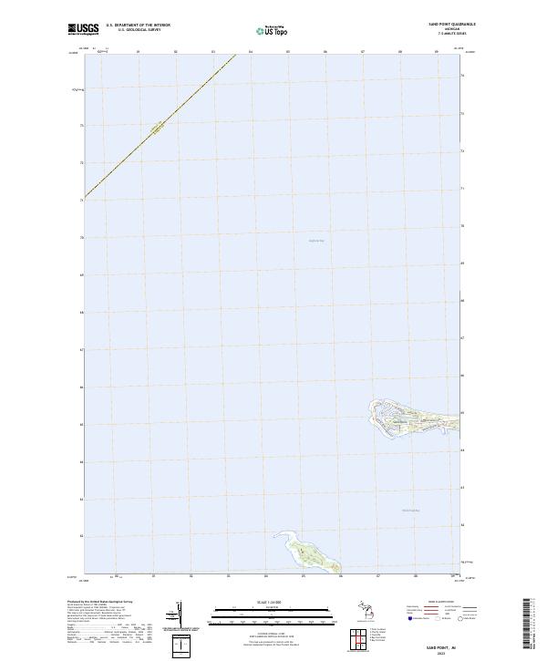 USGS Topographic Map – Sand Point
