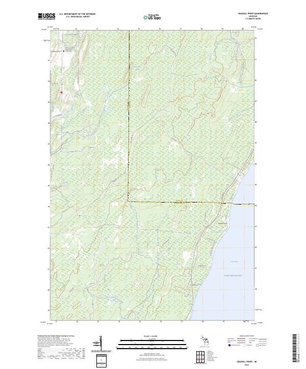 USGS Topographic Map – Seagull Point