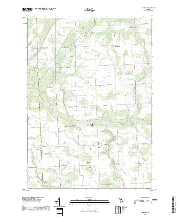 USGS Topographic Map – Shabbona