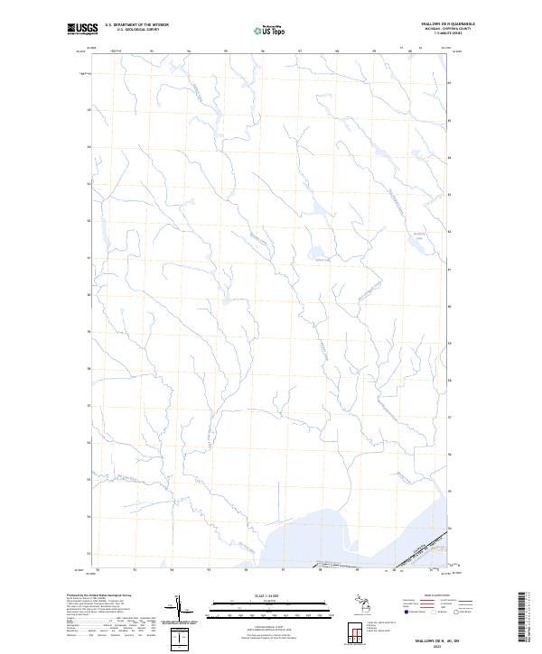 2023 Map of Shallows OE N, 2023 Print