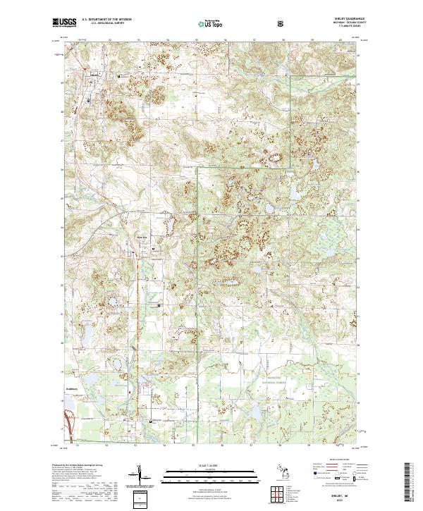 USGS Topographic Map – Shelby