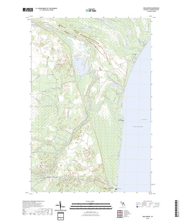 USGS Topographic Map – Shelldrake
