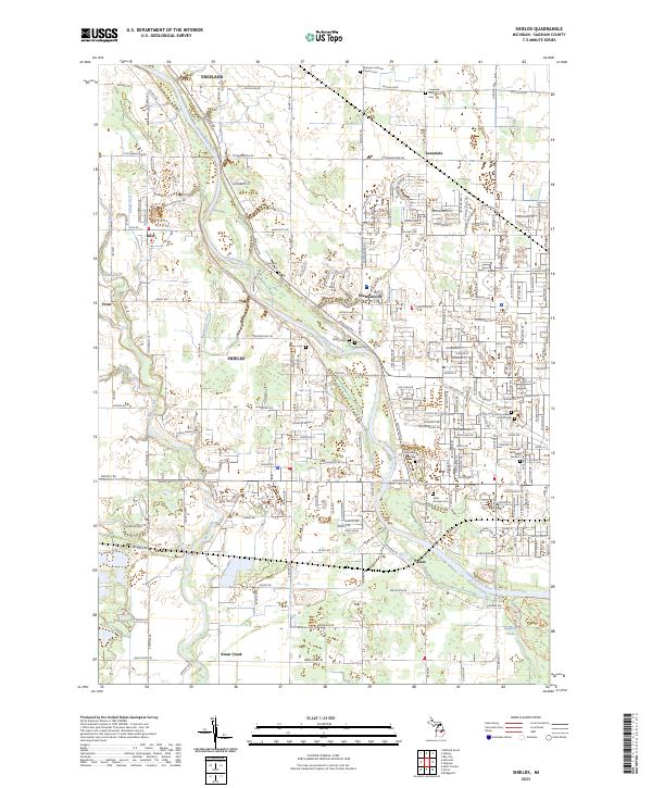 USGS Topographic Map – Shields