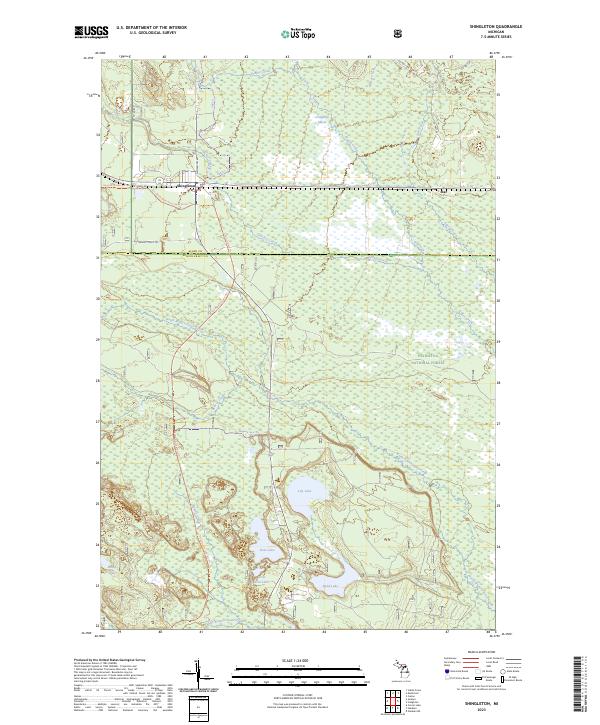 USGS Topographic Map – Shingleton