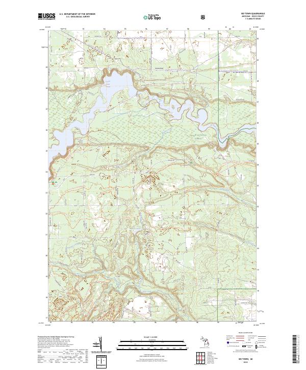 USGS Topographic Map – Sid Town